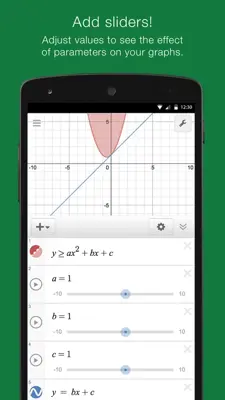 Desmos android App screenshot 12