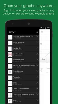 Desmos android App screenshot 13