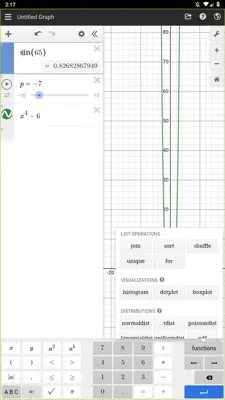 Desmos android App screenshot 1