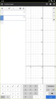 Desmos android App screenshot 2