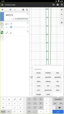 Desmos android App screenshot 4