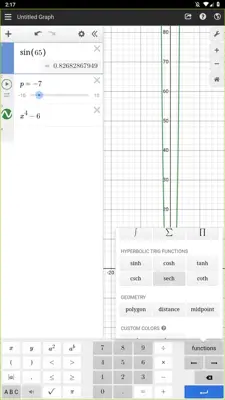 Desmos android App screenshot 5