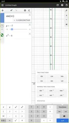 Desmos android App screenshot 7